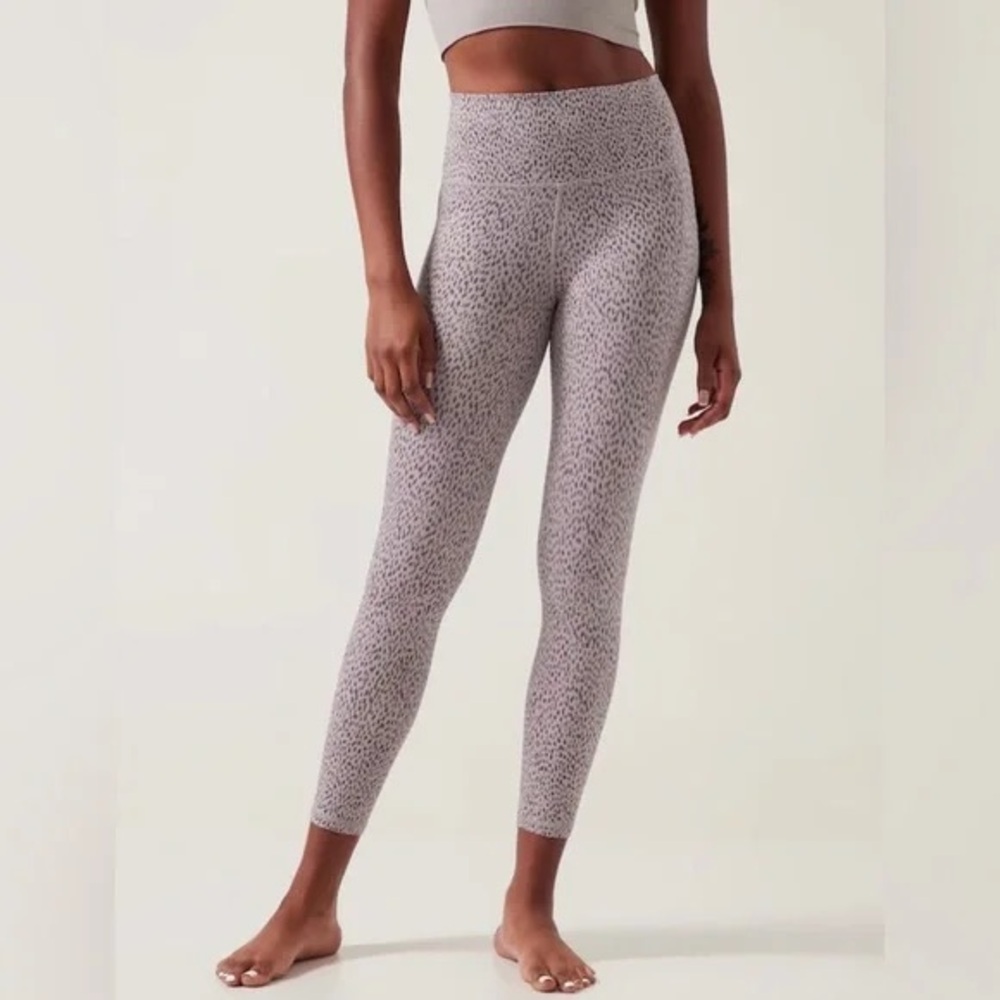 Athleta Purple Animal Print Leggings